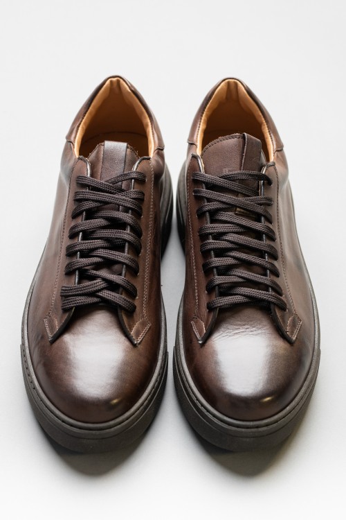 Leather shoes, men's