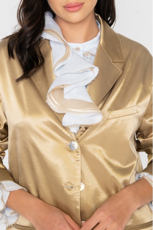 Σακάκι oversized με τρία κουμπιά, γυναικείο