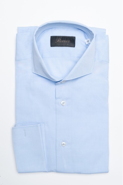 Cotton shirt with cufflinks, men's