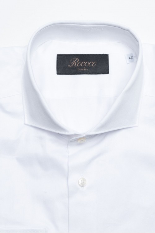 Cotton shirt with cufflinks, men's