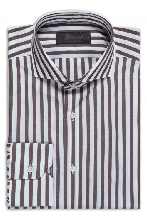 Striped shirt 100% cotton, men's