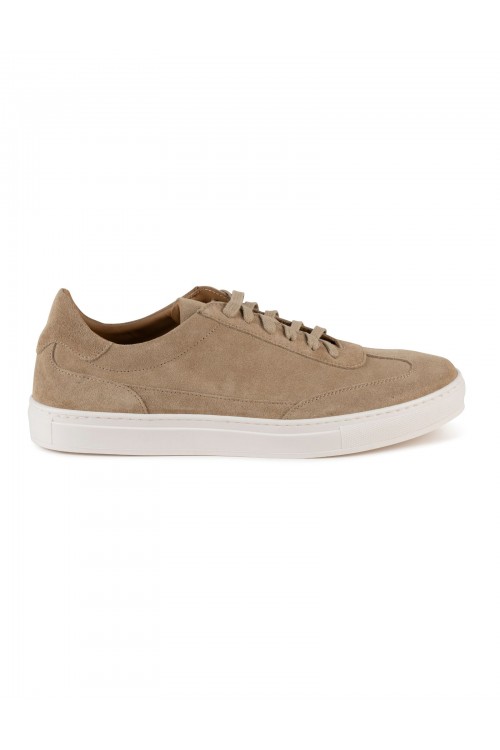 Sneakers from 100% suede leather, men's