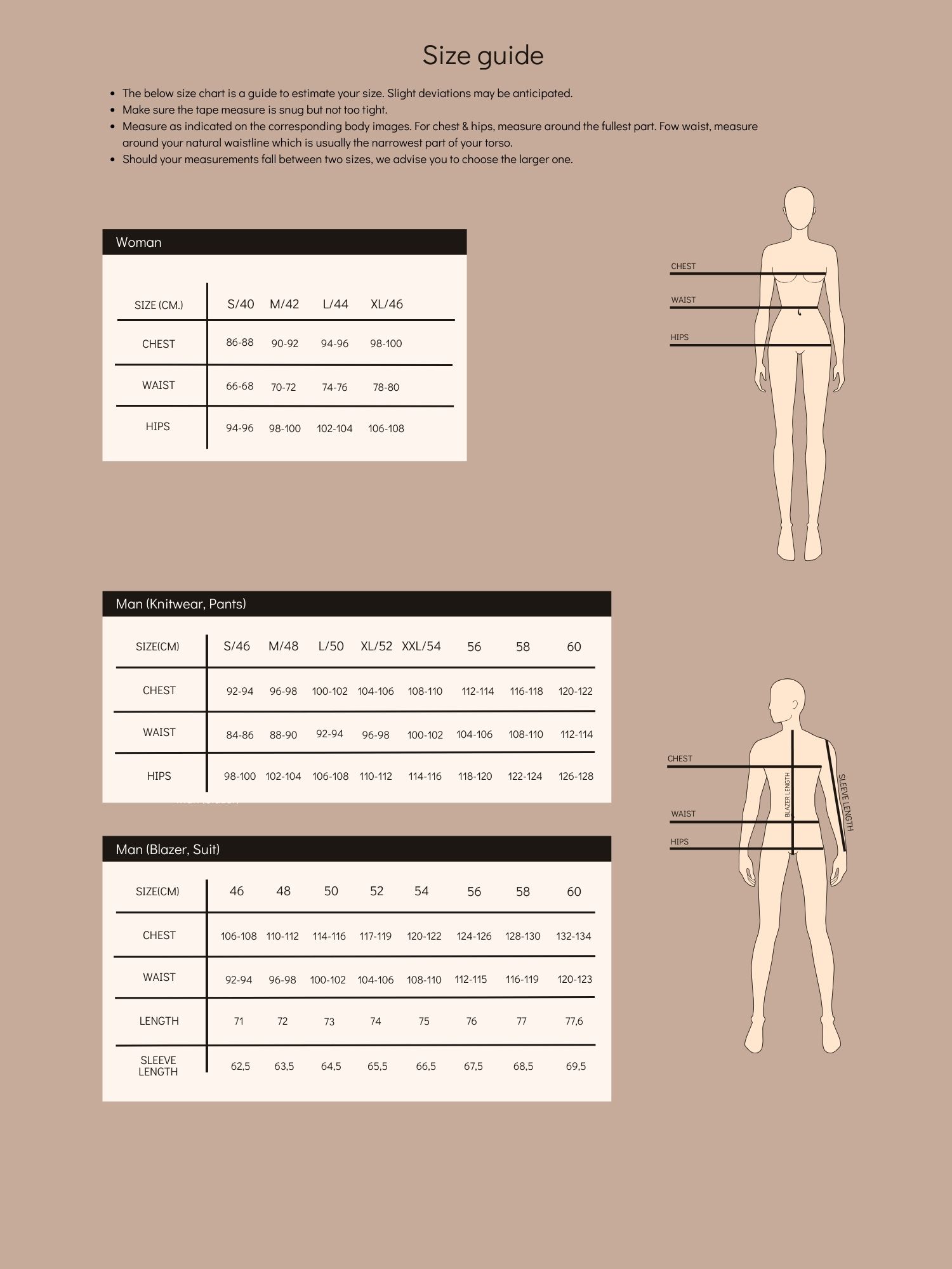 Size guide